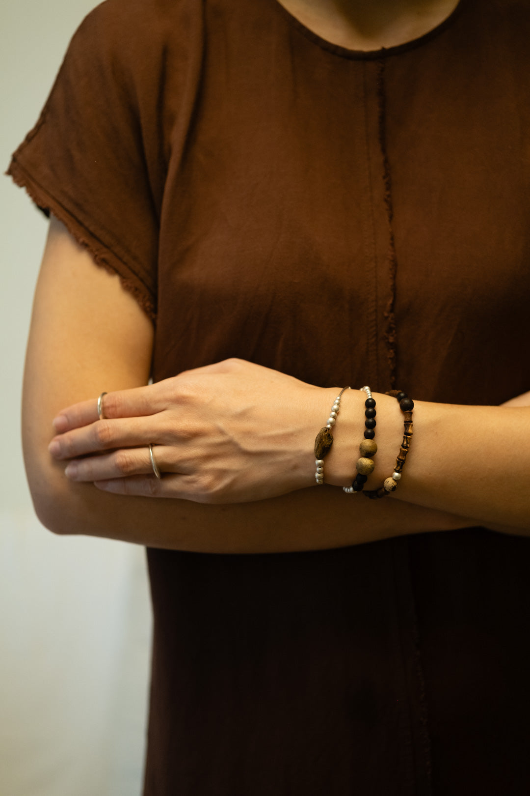 Purify & Flow | Raw Agarwood Centerpiece & Sterling Silver Bracelet