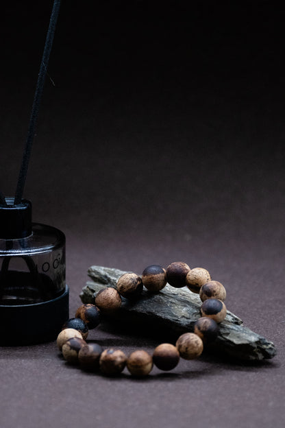 Grounding | Pure Marbled Lakawood Tactile Bracelet