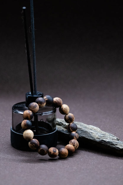 Grounding | Pure Marbled Lakawood Tactile Bracelet