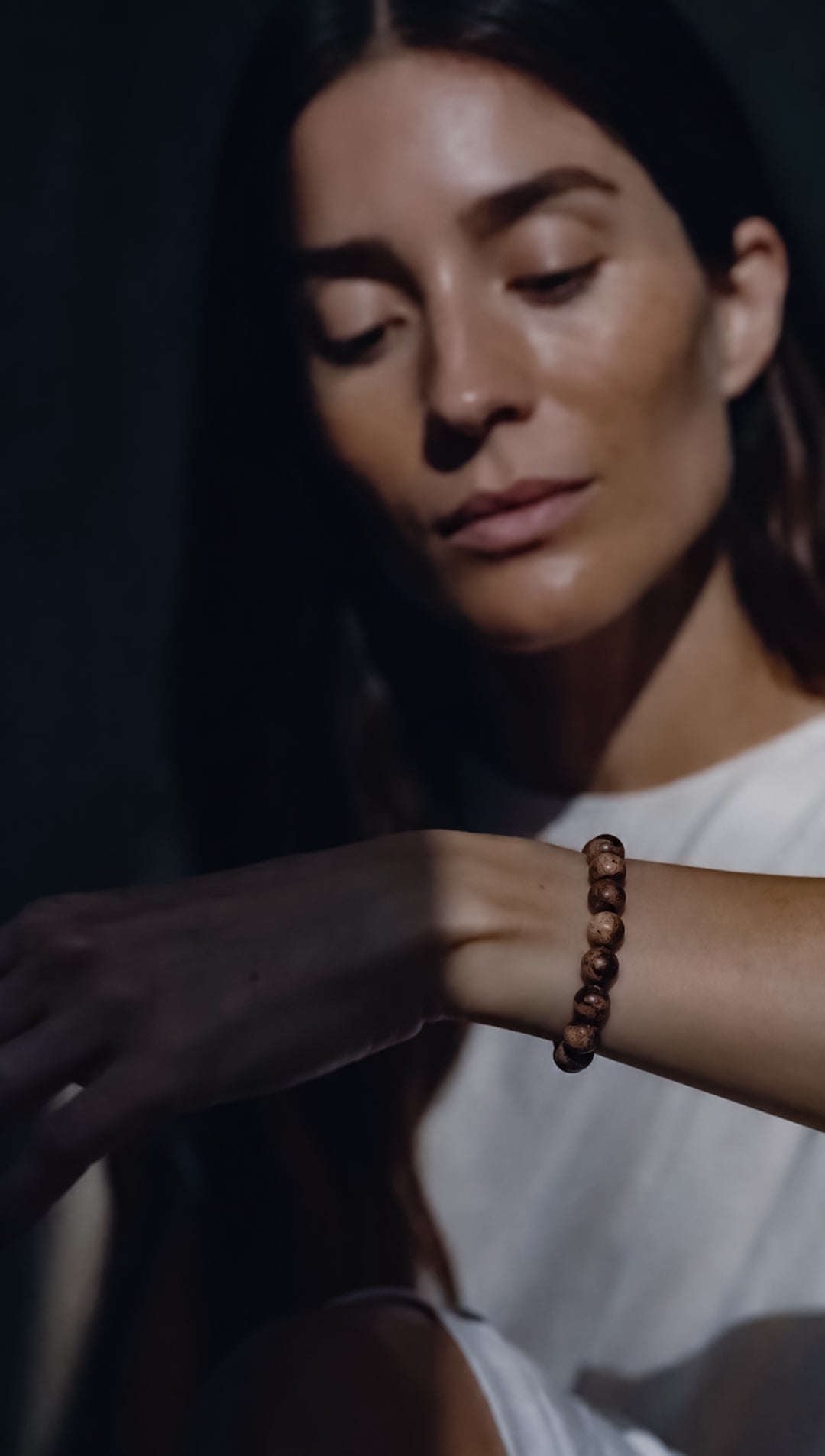 Grounding | Pure Marbled Lakawood Tactile Bracelet
