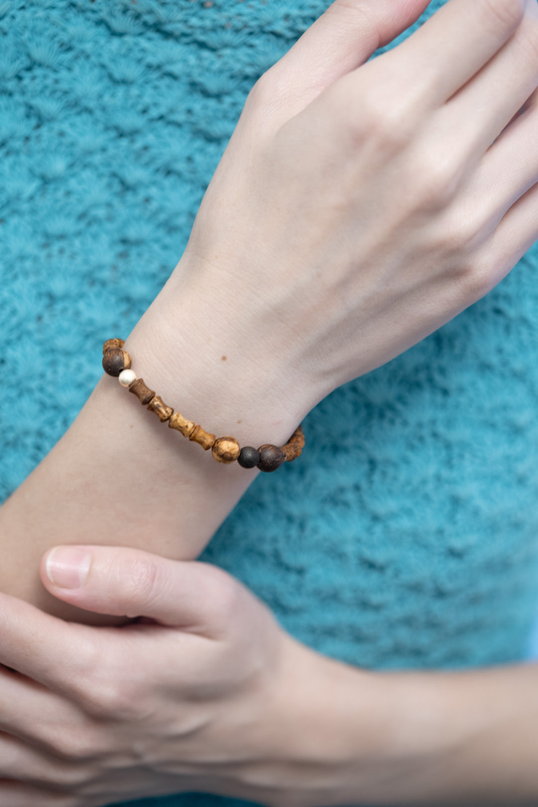 Grounding | The Box-Breathing Marbled Lakawood Bracelet
