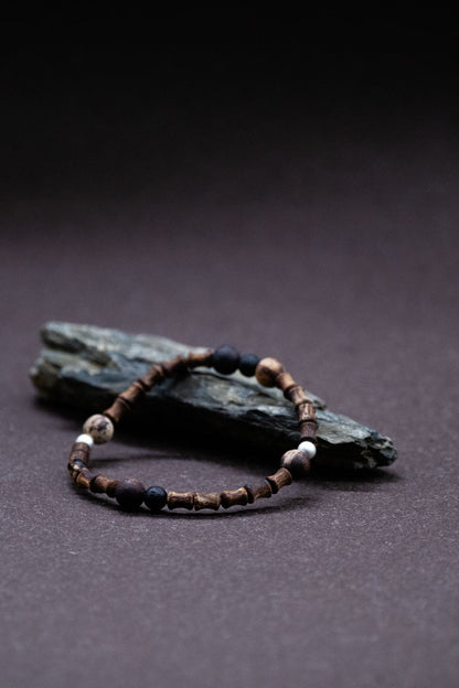 Grounding | The Box-Breathing Marbled Lakawood Bracelet