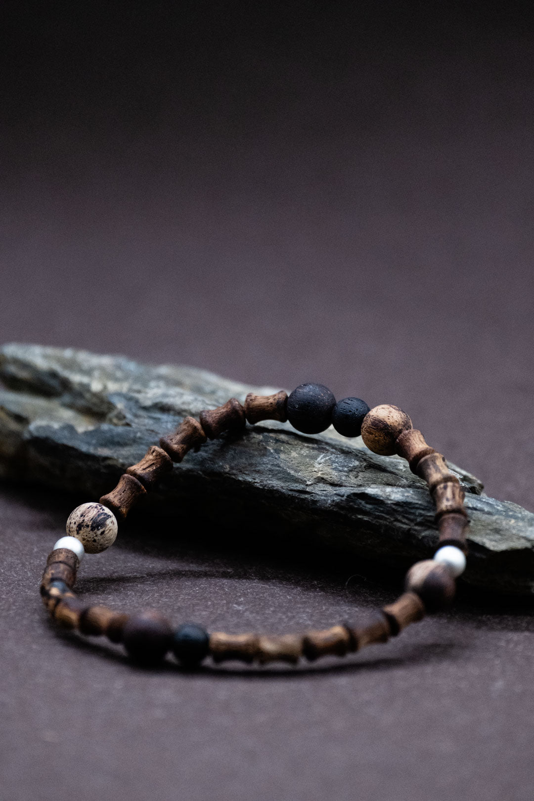 Grounding | The Box-Breathing Marbled Lakawood Bracelet