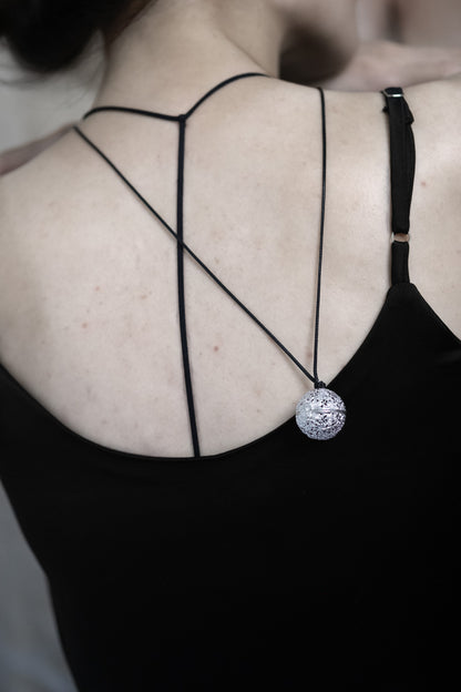 Harmony | Silver Locket Pendant with with Ancient Recipe Incense Bead