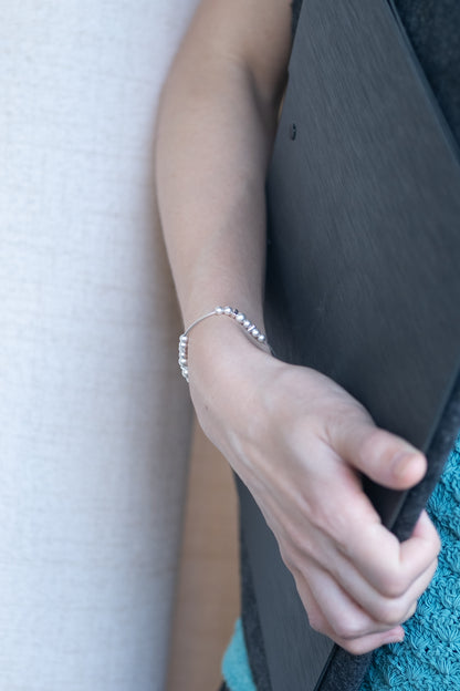 Protection | Essential Minimalist Sterling Silver Bracelet