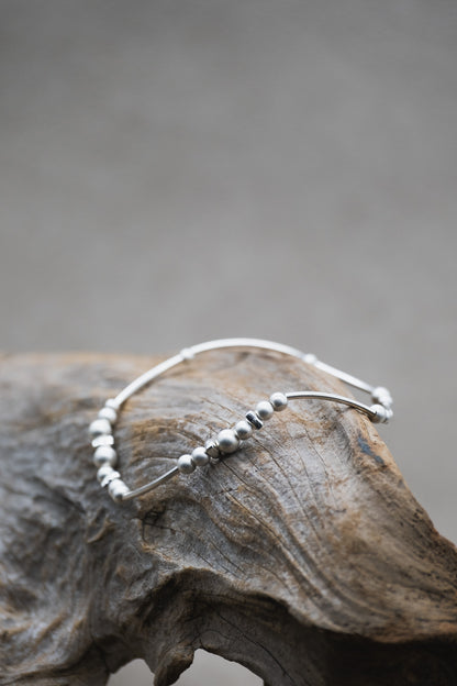 Protection | Essential Minimalist Sterling Silver Bracelet