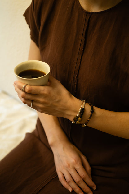 Purify & Flow | Raw Agarwood Centerpiece & Sterling Silver Bracelet